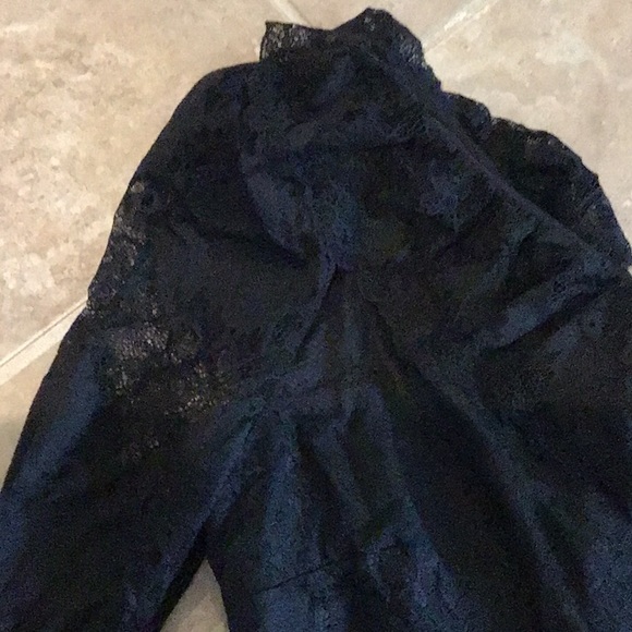 Alexis Ilana dress, one shoulder lace, side zip, black, size small, NWT - Picture 2 of 13